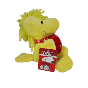 Dan Dee Peanuts Worldwide Woodstock Be My Valentine Plush Stuffed Clip 6 Inch